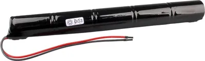 Produktbild von Akkupack 6V 4500 mAh NiCd Akku HT Säule5  mit Silikonkabel 200 mm 1,5 mm