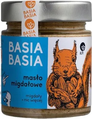 Immagine prodotto di Basia Basia Burro di mandorle 195 g Crema di mandorle
