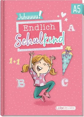 Produktbild von Häfft - Endlich Schulkind / A5 / Lernfreunde zur Einschulung / Rosa