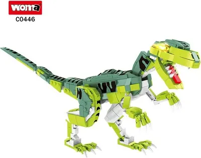 Image de Blocs de construction EC-Dinosaure Velociraptor, 533 pièces