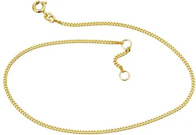 Produktbild von SILBERKETTEN STORE Fußkette Panzer 1,6mm - 333 Gold, Länge wählbar von 23-30cm - 27cm