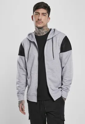 Produktbild von Southpole Hoodie Neoprene Block Tech Fleece Full Zip Hoodie Black-L
