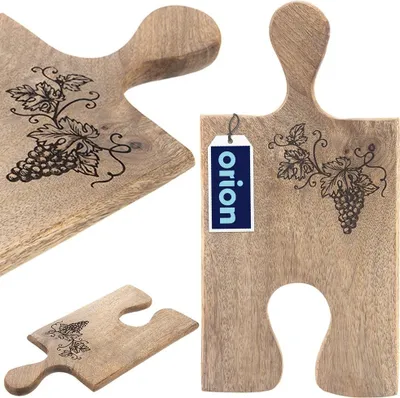 Produktbild von Orion Küchenbrett Holzbrett Schneidebrett Servierbett aus Mangoholz MANGO 29,5x15 cm