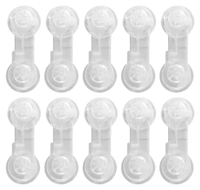 Produktbild von 10-teiliges Set von Kindersicherungsschlössern für Schubladen und Türen