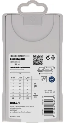 Immagine prodotto di Set di punte per metallo Mini X-Line HSS-Co, 7 pezzi, 135° gradi