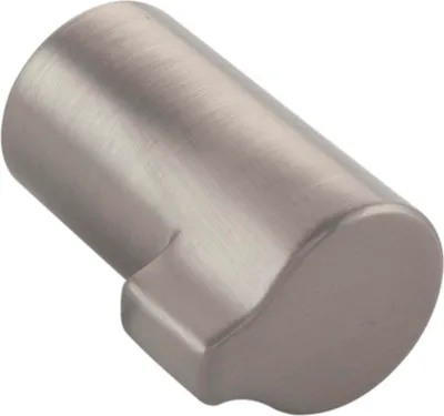 Produktbild von Furnipart Möbelknopf Scope ø 16mm - Möbelknopf mit Griffelement - Griff für Möbel - Zinkdruckguss Edelstahl Effekt