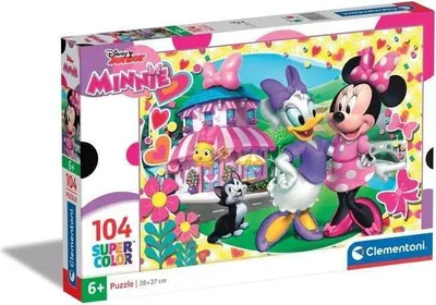 Produktbild von Clementoni Minnie Happy Helpers - 104 Teile - Supercolor, 104 Stück(e), Cartoons, 6 Jahr(e)