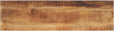 Produktbild von Rechteckige Tischplatte aus Mangoholz 120x30x2,5 cm - Rustikal und Einzigartig