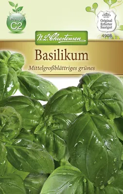 Produktbild von Basilikum Mittelgroßblättrig | Basilikumsamen von N.L. Chrestensen