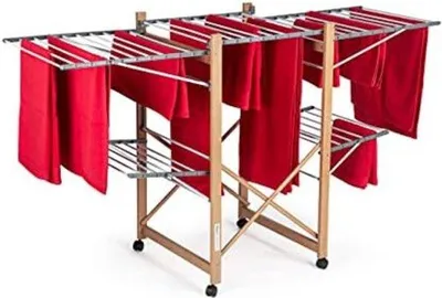 Produktbild von Droger für Kleidung auf Rädern - Kleiderständer - Trockner für Kleidung auf Rädern - Kleidertrockner auf Rädern