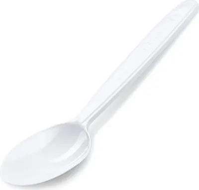 Produktbild von 200x Mehrweg Kaffeelöffel 13 cm weiß wiederverwendbar 125 Waschzyklen PP