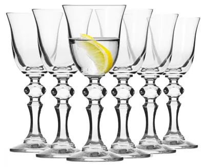 Productafbeelding van Krosno wodka, shots en likeuren, 60 ml – 6 stuks – Krista collectie – loodvrij