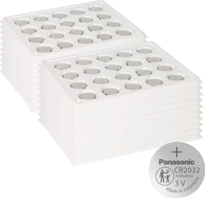 Immagine prodotto di 400x Panasonic CR2032 Batteria al litio a bottone CR2032BS Bulk