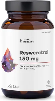Immagine prodotto di Aura Herbals resveratrolo 150 mg 5902479615929