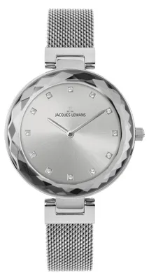 Produktbild von Jacques Lemans Armbanduhr Milano Crystal Silver
