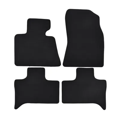 Obrázek produktu pro J&J Automotive | PREMIUM BLACK velurové autokoberce pro Bmw X5 E53 2000-2006 4ks