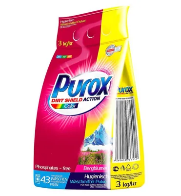 Obrázek produktu pro Purox Proszek do prania kolorów, 3 kg