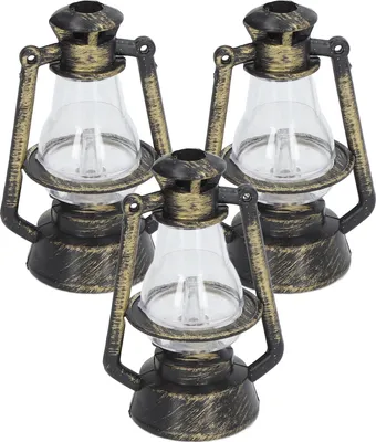 Obrázok produktu pre Petrolejová lampa pre bábiky, miniatúrna petrolejová lampa, miniatúrna petrolejová lampa pre bábiky, petrolejové svetlo pre bábiky, retro lucerna pre bábiky, olejová lampa pre bábiky