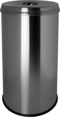 Produktbild von helit Edelstahl-Papierkorb "the guardian" 50 Liter silber