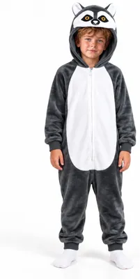 Obrázek produktu pro Dětské overal pyžamo Kigurumi kostým Lemur, velikost 104
