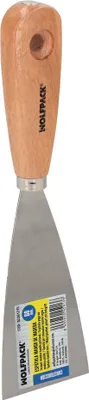 Image de Spatule avec manche en bois, lame en acier 60 mm. Spatule à plâtre, spatule de peintre, spatule à plâtre, etc.