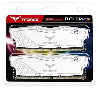 Obrázok produktu pre Team Group T-FORCE DELTA RGB TF4D416G3200HC16CDC01, 16 GB, 2 x 8 GB, DDR4, 3200 MHz, 288-pin DIMM