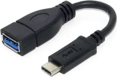 Produktbild von Gembird A-OTG-CMAF3-01, 0,2 m, USB C, USB A, Schwarz