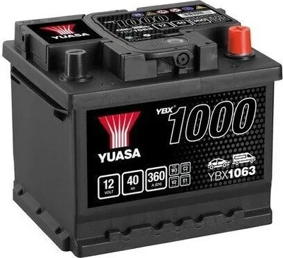 Produktbild von YUASA YBX1000 Starterbatterie 12V 40Ah 360A/EN LB1 Batterie