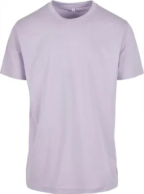 Produktbild von Build Your Brand BY004 | Round Neck Herren T-Shirt - Farbe: Lilac - Größe: 4XL