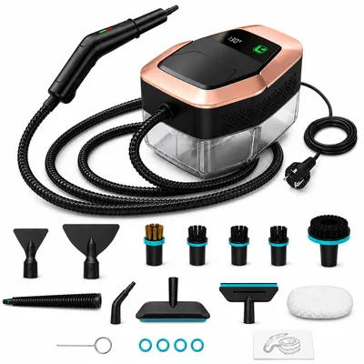 Handdampfreiniger 13-in-1, 2500 W, 1800 ml Tank, 2 m Schlauch
