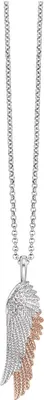 Produktbild von Engelsrufer ERN-WINGDUO-BIR Damen Collier Flügel Bicolor Rose 50 cm