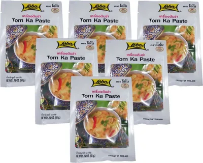 Produktbild von 6er Pack LOBO Tom Ka Würzpaste Thai Style (6x 50g) | Tom Kha Paste