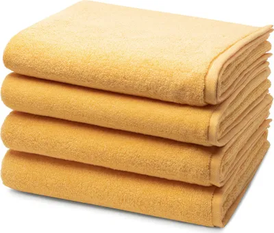 Produktbild von Ross Sensual Skin 4 X Handtuch im Set Walkfrottee aus Baumwolle 500 g/m², Gewebte Bordüre, Viele Farben erhältlich