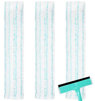 3 Ersatzbezüge für Fensterwischer, Mikrofaser, 32 cm