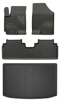 Obrázek produktu pro Autokoberce 3D TPE + vana kufru DryZone pro: Kia Venga 2009-2019 minivan 4 ks