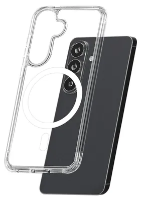 Produktbild von Handy Hülle für Samsung Galaxy S26 Handyhülle mit Magnetring Case Cover Bumper Backcover Schutzhülle Magnethülle Farbe: Transparent
