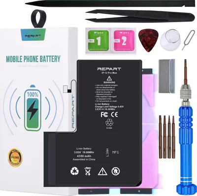 Obrázok produktu pre TRADEBIT náhradná batéria kompatibilná s Apple iPhone 12 Pro Max - Li-Ion - 4350 mAh - Vysokokapacitná náhradná batéria