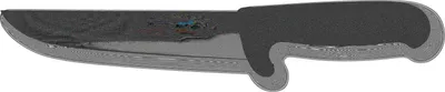 Produktbild von Fibrox, Schlachtmesser, 18cm, gerade, Safety Nose, schwarz