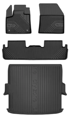Immagine prodotto di Tappetini 3D TPE + baule DryZone per DS 7 Crossback 2017- 4 pezzi