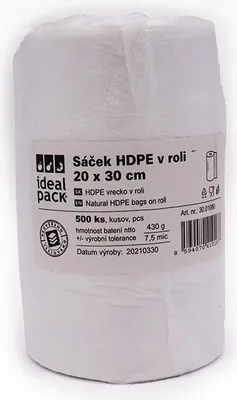 Obrázok produktu pre Mikroténové vrecko 20 x 30 cm 500 ks/rola
