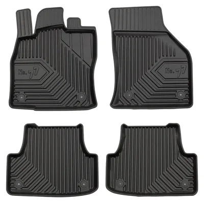 Productafbeelding van Rubberen automatten voor Audi A3 Sportback 8V 2013-2020 (hatchback) – 4-delig, zwart, op maat