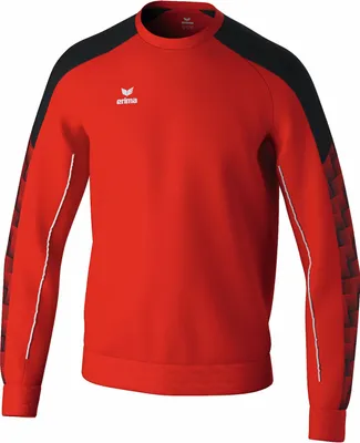 Produktbild von Erima Evo Star Sweatshirt Rot/Schwarz
