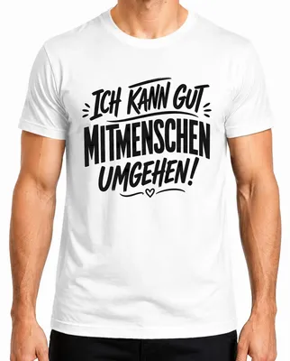 Imagen del producto de Camiseta para hombre, color blanco, talla XL. Diseño: "Sé bueno con los demás. Divertido." (o "Sé amable con los demás. Divertido.")