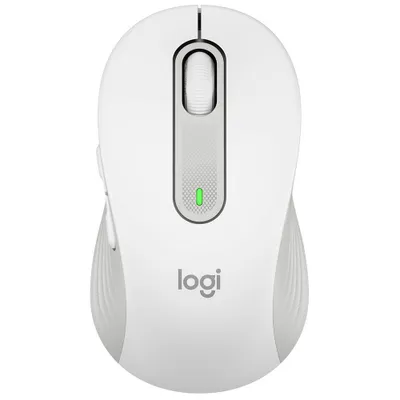 Imagen del producto de Logitech Mouse M650, Signature, inalámbrica, con tecnología Bolt, Bluetooth, color blanco