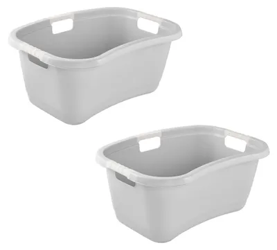 Produktbild von keeeper janne 2x Ergonomische Wäschewanne, Anti-Rutsch-Softgriffe, 50 l, Nordic