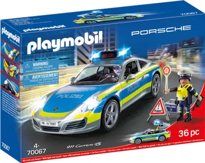 Produktbild von PLAYMOBIL Porsche 70067 Porsche 911 Carrera 4S Polizei