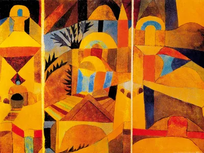 Produktbild von Paul Klee Kunstdruck Bild - Der Tempelgarten, 1920 (60 x 80 cm)