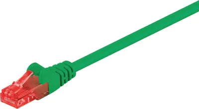 Produktbild von CAT 6 Patchkabel, U/UTP, grün Kupferkaschierter Aluminiumleiter (CCA)