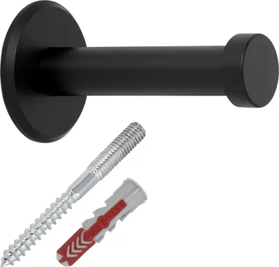 Produktbild von SOTECH Garderobenhaken TALEA Ø 10 / 15 mm Länge 50 mm Edelstahl schwarz matt