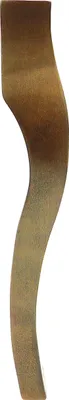 Produktbild von 1x Möbelbein Buche 37 cm Nussbaum gebeizt – Louis XV Stil – für Stuhl, Hocker, DIY Möbelbau